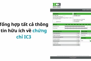 Chứng chỉ IC3 là gì? Tổng hợp tất cả thông tin hữu ích về chứng chỉ IC3